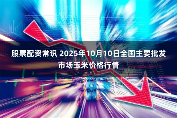 股票配资常识 2025年10月10日全国主要批发市场玉米价格行情